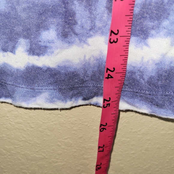 Koolaburrra by Ugg Shirt Womens S Blue Tie‎ Dye Stretch Modal Relaxed Tee - Picture 10 of 11